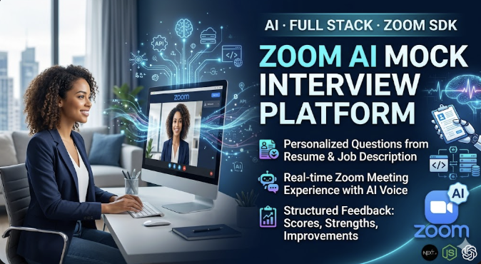 Zoom AI Mock Interview Platform preview